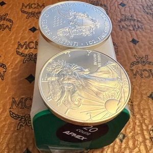 20 - 1oz Silver American Eagle Type 1 Coins Uncirculated